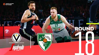 Zalgiris stays on fire to win in Bologna! | Round 18, Highlights | Turkish Airlines EuroLeague
