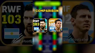 Ambassador  Pack vs National Pack Messi stats Comparison😨🔥