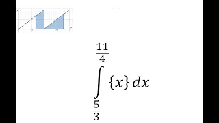 Definite Integral fractional part of x with non integer limits, x-i = {x} in interval [i, i+1)