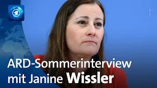 ARD-Sommerinterview mit Janine Wissler, Vorsitzende Linkspartei