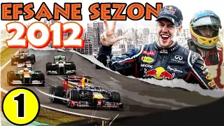 F1 Efsane Sezon ''2012'' [1.Bölüm] Tüm Yarışlar ve Şampiyonluk Mücadelesi I SERHAN ACAR ANLATIMYLA