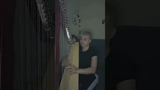 Blinding Lights – The Weeknd. Celtic harp cover by Katya Lazareva