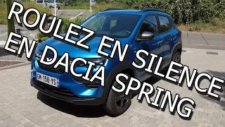 Dacia Spring 2023 pose de joint d'étanchéité