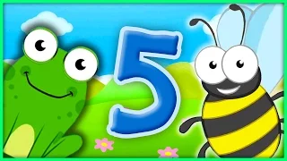 The Number 5 | Number Songs By BubblePopBox | Learn The Number Five