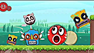 bounce Ball 6 : Roller Ball 6 - Red ball Gameplay - First Boss Fight (Android, ios)