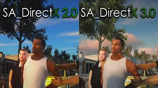 SA_DirectX 3.0 Beta vs SA_DirectX 2.0 | GTA San Andreas 'First Mission' Graphics Comparison