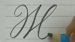 How to write Russian cursive with a pencil | Satisfying calligraphy | Cyrillic alphabet handwriting