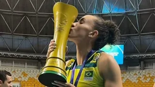MVP Gabriela Guimarães. Gabi in the south American cup 2023 with Brazil team