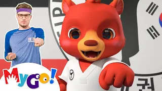 Taekwondo Song! | MyGo! Sign Language For Kids | CoComelon - Nursery Rhymes | ASL