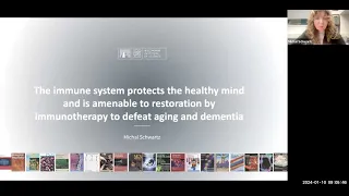 " The immune system protects the healthy mind" by Dr. Michal Schwartz