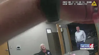 Police body cam released of accused drunk teacher