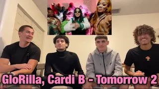 Reacting to GloRilla, Cardi B - Tomorrow 2 (Official Music Video)