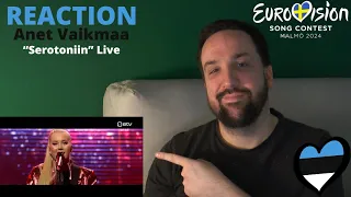 🇪🇪 ESTONIA / REACTION: "Serotoniin" by Anet Vaikmaa Live from Semi-Final (Eesti Laul 2024)