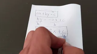 MATH 8: EAZY-PEAZY WAY OF CONVERTING LINEAR EQUATION IN STANDARD FORM TO SLOPE + Y-INTERCEPT FORM