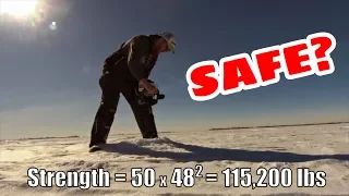 Ice Thickness Safety | Calculating Safe Ice For Ice Fishing Safety | How Thick Should The Ice Be?