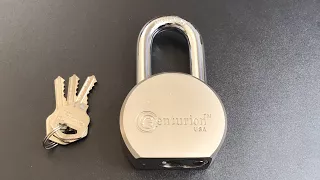 [597] Centurion Round Body Padlock Picked and Bypassed
