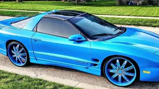 CHEAP RUST-OLEUM SPRAY CAN PAINT JOB  2000 PONTIAC FIREBIRD  (HIGH GLOSS)