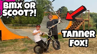 Caiden BMX vs Tanner Fox!