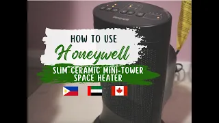 HOW TO USE HONEYWELL SLIM CERAMIC MINI-TOWER SPACE HEATER | D Hawz of GeM Season 2