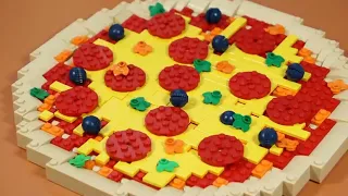 Lego Food Cooking | How to make pizza | Panda tran Official