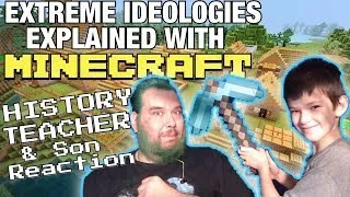 History Teacher Reacts - Extremist Ideologies Explained Through MINECRAFT Villages