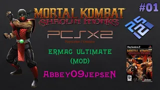 Mortal Kombat Shaolin Monks (HARD) #01 GORO'S LAIR - Ermac Ultimate - (MOD) - (PCSX2) -【4K 60fps】