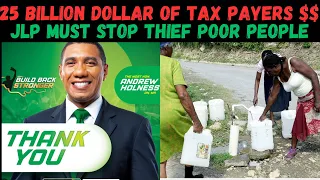 ANDREW PLAN TO SPEND🚩$25 BILLION DOLLAR💰 for WATER💦& NOT EVERY JAMAICAN🇯🇲WILL END UP GETTING WA