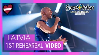 🎥 SNIPPET 🇱🇻 1st Rehearsal - Dons - Hollow @ Latvia Eurovision 2024