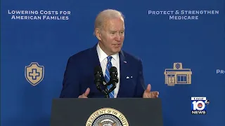 Biden tells Florida crowd he will defend social security and medicare