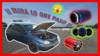 🔴 MODIFIQUE CHEVY CON MENOS DE 50 DOLARES🔴TURBINA DE ADMICION DOBLE FILTRO DE ALTO FLUJO  FUNCIONA??