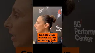 Diana Taurasi Vouches for Interim Head Coach Nikki Blue. Video credit: Eliav Gabay