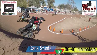 36-40 Intermediate Dana Stuntz/ 2022 Imperial Valley BMX State Qualifier