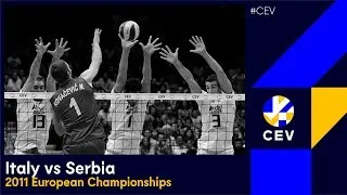 FULL MATCH: Italy vs Serbia -  2011 European Championship Finals Men