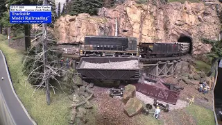 Railfan the Canyon Creek Timber Railway in HO Scale.