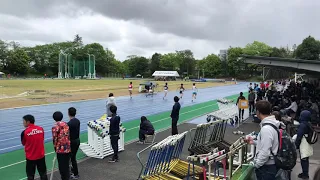 20190430 日体 100m一次 村井