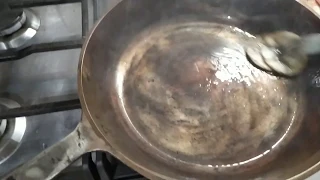 реставрация чугунной сковороды