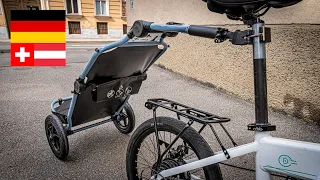 Burley Travoy 🛒 2020 im Test – der perfekte Lastenanhänger? 🚲 für E-Bikes Klapprad Fiido Brompton