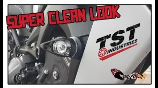 TST Industries MECH-GTR Front LED Turn Signals Install - 2019 Yamaha MT-09