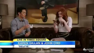 Karen Gillan and John Cho Shed Light on `Selfie