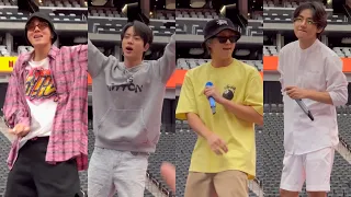 220416 Anpanman Soundcheck BTS Fancam Permission to Dance PTD On Stage Las Vegas Concert Live 방탄소년단