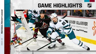 Sharks @ Coyotes 1/10 | NHL Highlights 2023