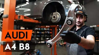 Comment remplacer un bras de suspension avant sur Audi A4 B8 Berline [TUTORIEL AUTODOC]