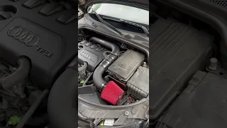Audi A3 8p 2.0t cts turbo cold air intake before and after