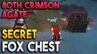 Secret Fox Chest + 80th Crimston Agate! - World Quests and Puzzles -【Genshin Impact】
