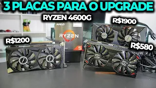 3 PLACAS BOAS PARA UPGRADE NO PC GAMER DE R$1800! (RYZEN 5 4600G)  DE R$580 ATÉ R$2000