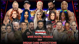 WWE ROYAL RUMBLE 2023 DREAM CARD PREDICTIONS