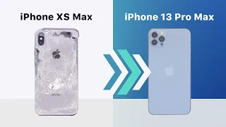 How to Turn Destroyed iPhone XS Max into Brand New "iPhone 13 Pro Max"