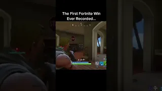 The First Fortnite Win Ever Recorded…