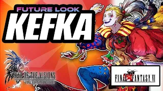 [WoTV] Kefka Future Look! - New JP 100 Cost Fire Unit!  FFVI Collabs with War of the Visions!