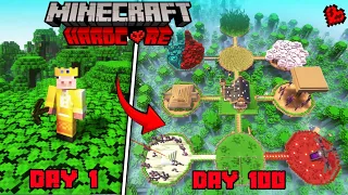 I Survived 100 Days in Jungle Only World in Minecraft (Hindi)